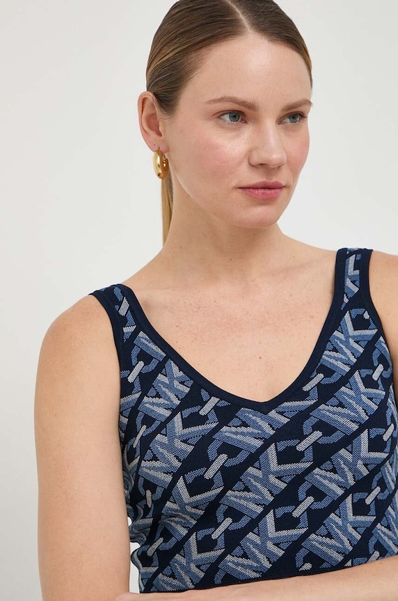 Top MICHAEL Michael Kors tmavomodrá MR460U19Z6