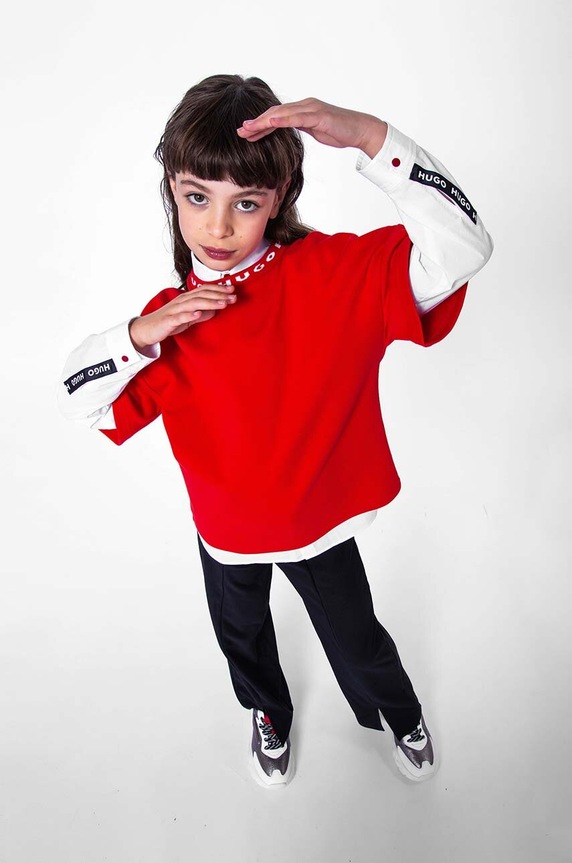 HUGO t-shirt dziecięcy pozostałe beżowy G15122.102.108