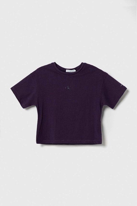 Calvin Klein Jeans pamut póló pamut burgundia IG0IG02136.9BYX