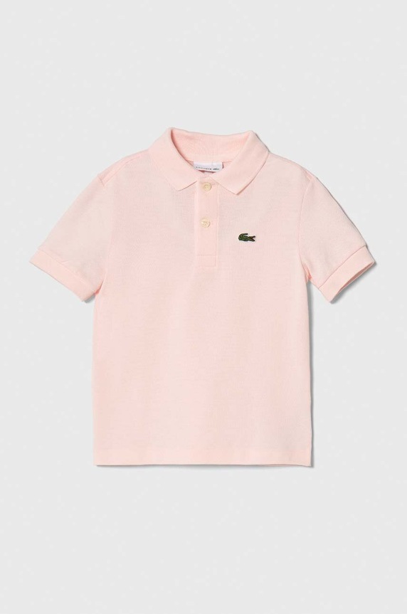 Lacoste polo bawełniane bawełna różowy PJ2909.G