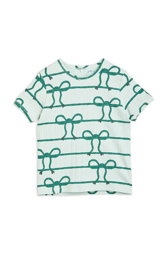 Mini Rodini t-shirt dziecięcy 2362011875 zielony AW23