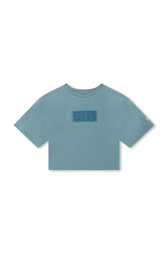 Dkny gyerek póló elasztánnal türkiz D35T02.114.150