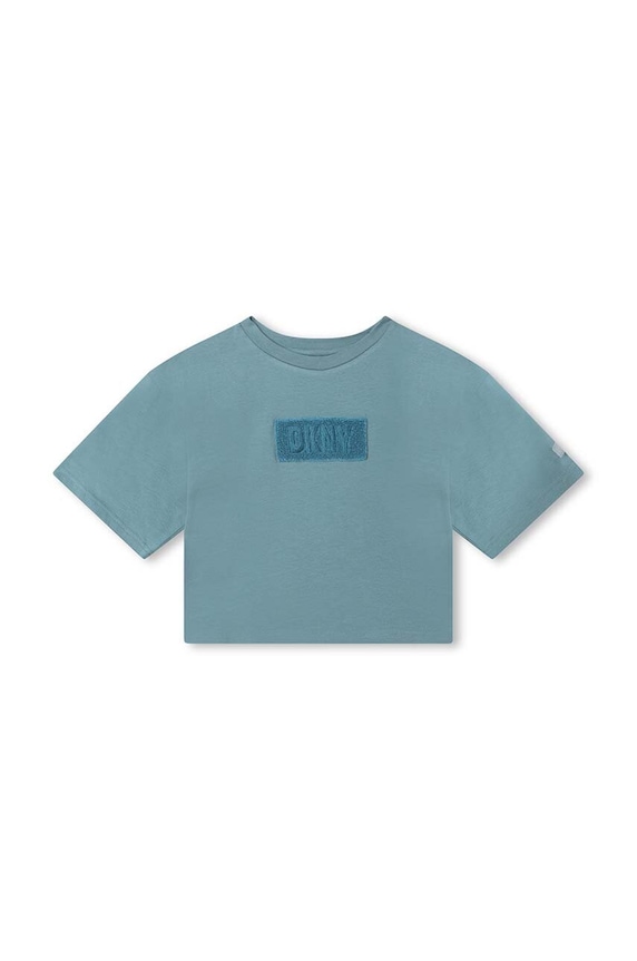 Dkny gyerek póló elasztánnal türkiz D35T02.114.150