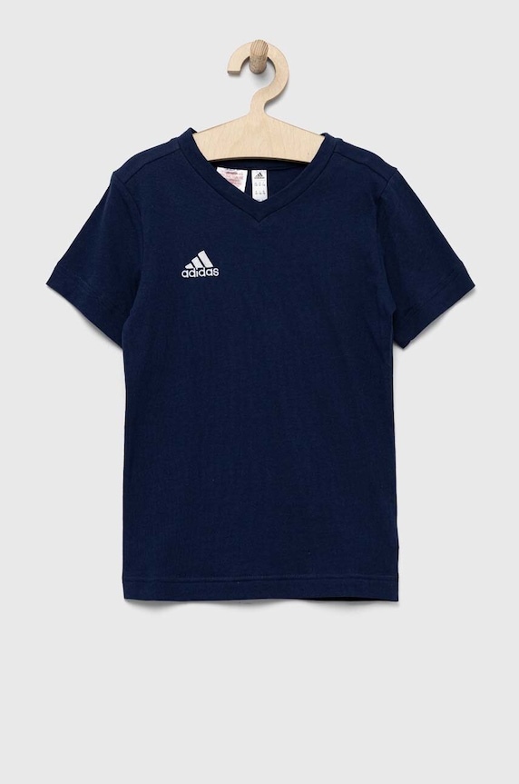 adidas Performance t-shirt bawełniany dziecięcy ENT22 TEE Y szpic granatowy HC0445
