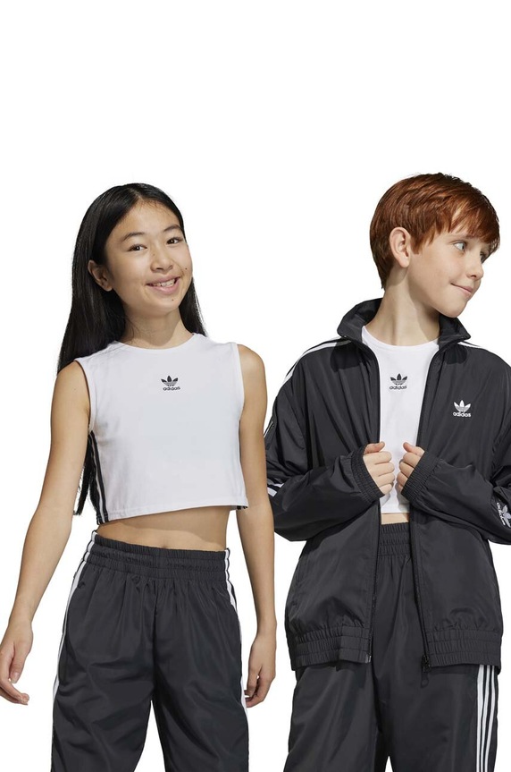 adidas Originals gyerek top elasztánnal fehér IC3129