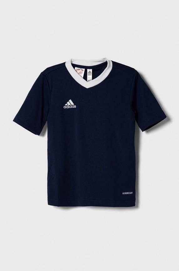 Dětské tričko adidas Performance ENT22 JSY Y V výstřih námořnická modř H57564