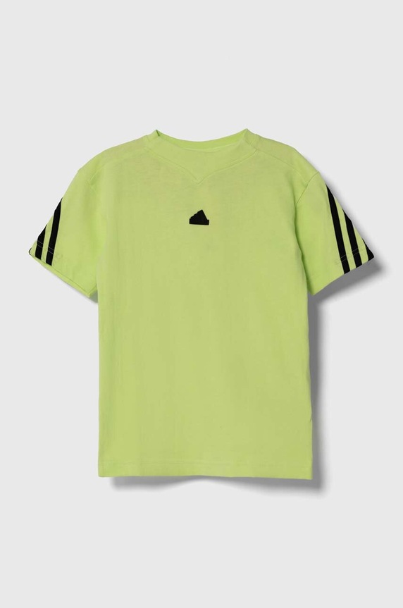 adidas gyerek pamut póló IM0069 zöld AW23