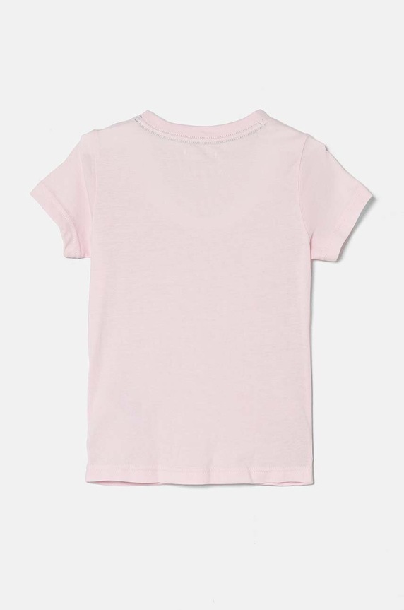 Dječja pamučna majica kratkih rukava Tommy Hilfiger 2-pack roza UG0UG00307.9BYX