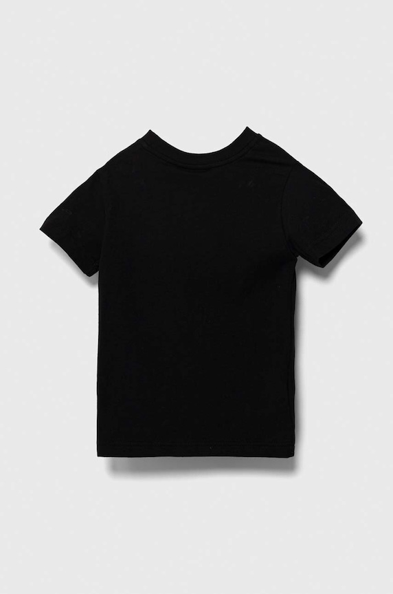 Lacoste t-shirt bawełniany dziecięcy TJ1122 czarny AW25