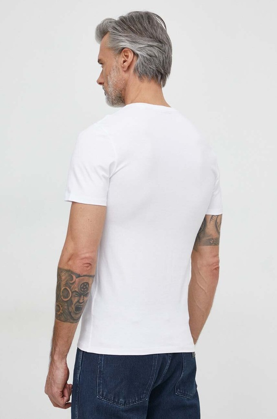 Guess t-shirt bawełniany M2YI36.I3Z14 biały SS26