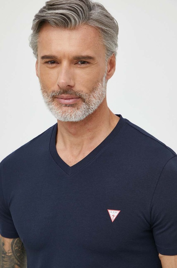 Abbigliamento Guess t-shirt M2YI32.J1314 blu navy