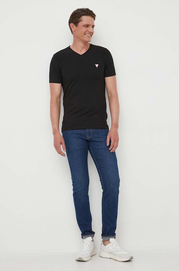 Guess t-shirt M2YI32.J1314 czarny SS26