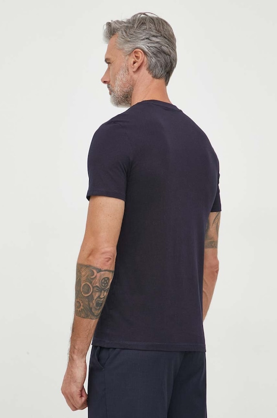Odzież Guess t-shirt bawełniany AIDY M2YI72.I3Z14 granatowy