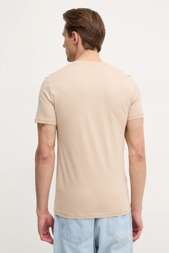 Îmbrăcăminte Guess tricou din bumbac AIDY M2YI72.I3Z14 bej