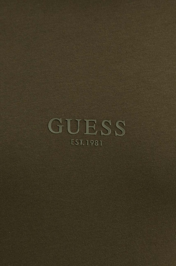 Guess t-shirt bawełniany AIDY zielony M2YI72.I3Z14