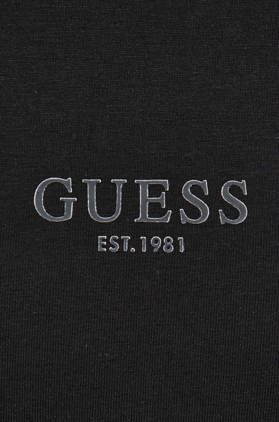 Guess t-shirt bawełniany AIDY M2YI72.I3Z14 czarny