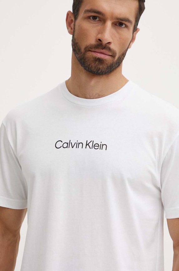 Βαμβακερό μπλουζάκι Calvin Klein K10K111346 λευκό AA00