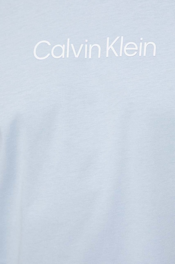 Βαμβακερό μπλουζάκι Calvin Klein K10K111346 μπλε