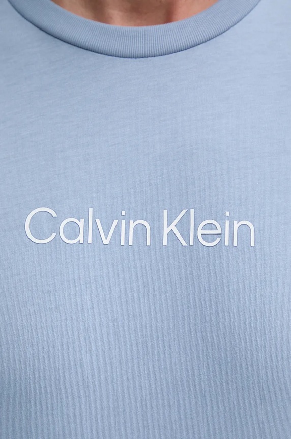 Βαμβακερό μπλουζάκι Calvin Klein K10K111346 μπλε