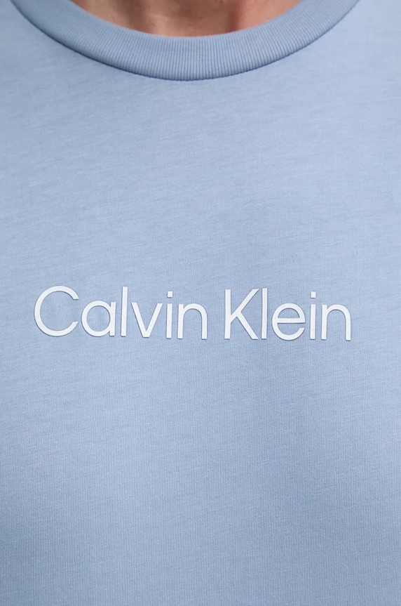Βαμβακερό μπλουζάκι Calvin Klein K10K111346 μπλε