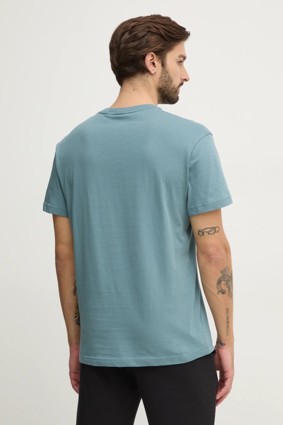 Oblečení Bavlněné tričko Calvin Klein K10K111346 tyrkysová