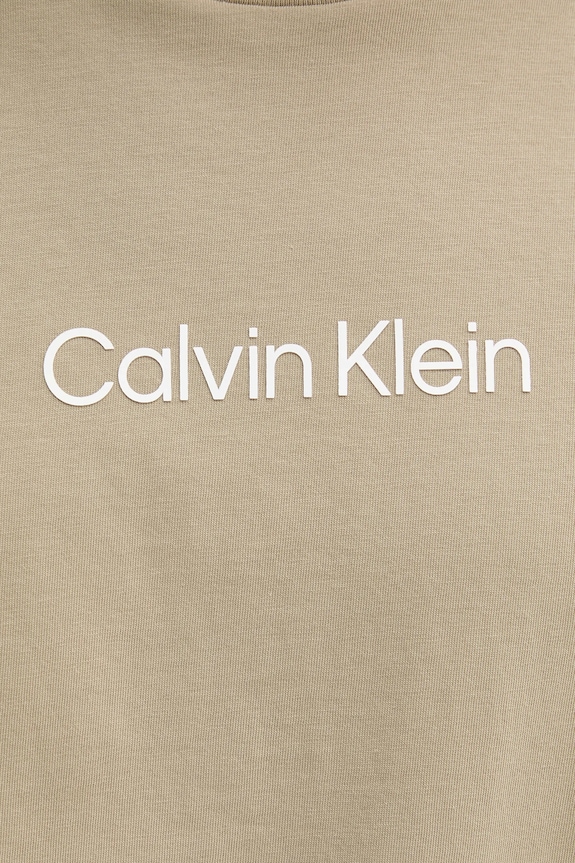 Bavlněné tričko Calvin Klein zelená K10K111346
