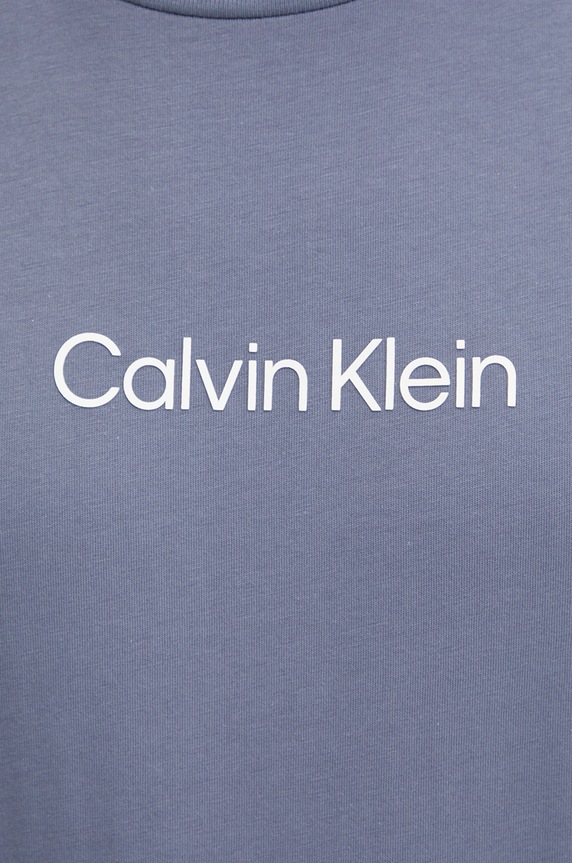 Βαμβακερό μπλουζάκι Calvin Klein K10K111346 μπλε