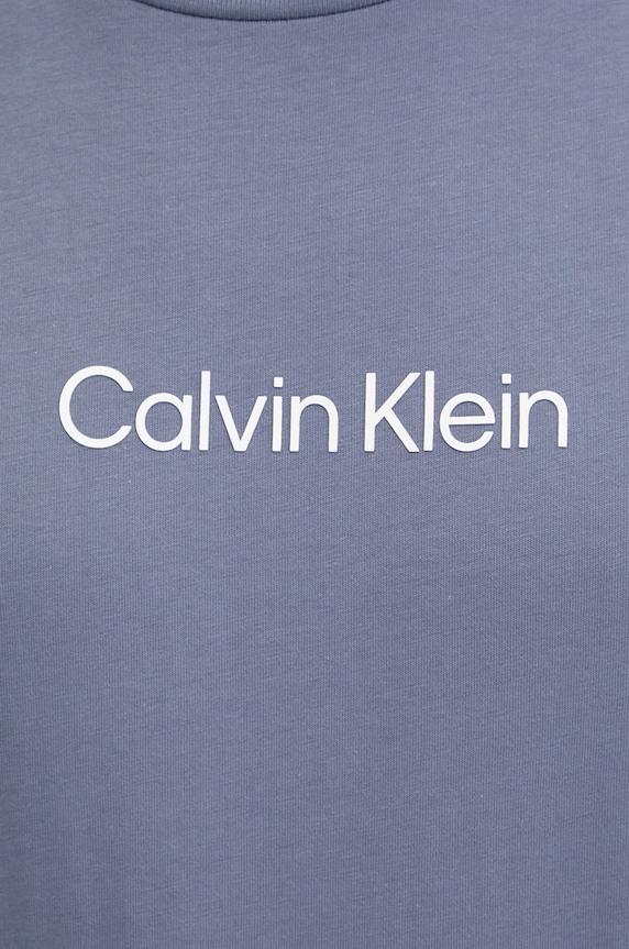 Βαμβακερό μπλουζάκι Calvin Klein K10K111346 μπλε