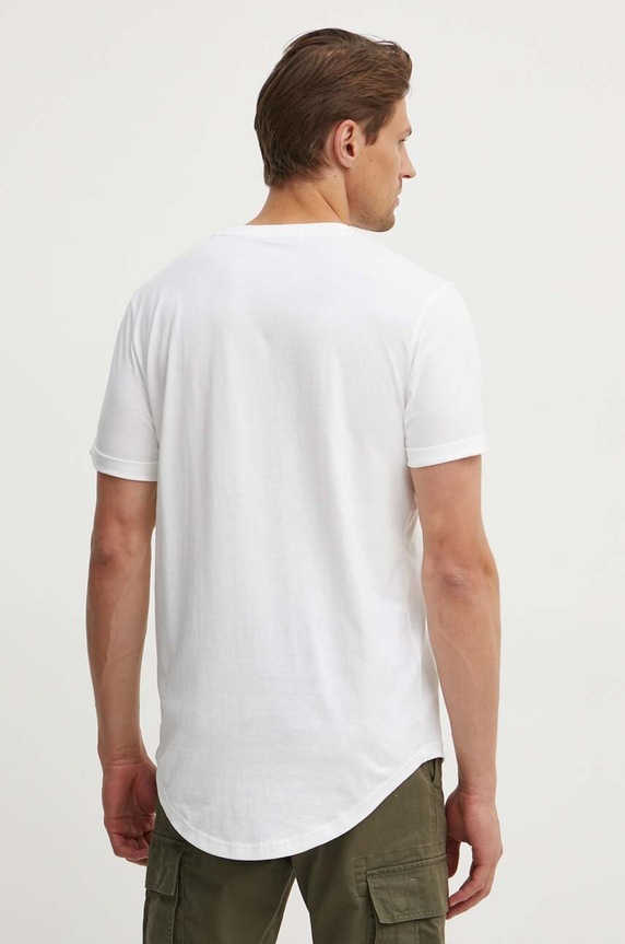 Îmbrăcăminte Calvin Klein Jeans tricou din bumbac J30J323482 alb