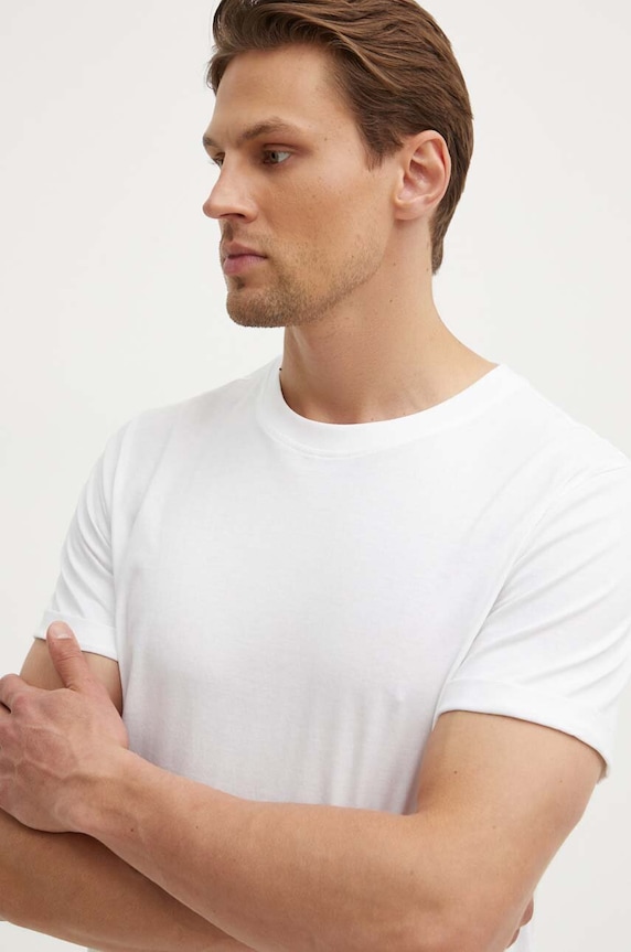 Calvin Klein Jeans tricou din bumbac alb J30J323482