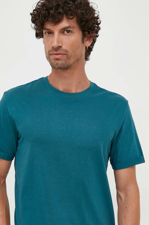 Calvin Klein Jeans t-shirt bawełniany zielony J30J323482