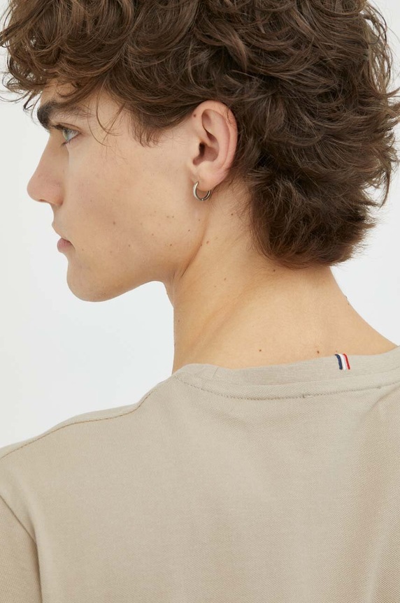 Βαμβακερό μπλουζάκι Les Deux LDM101007 μπεζ