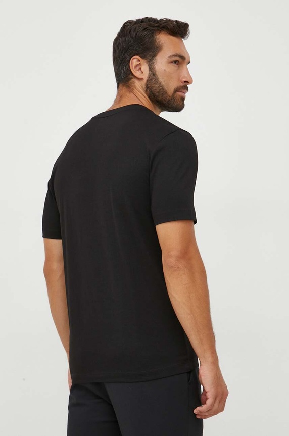 Odzież BOSS t-shirt bawełniany 50495742 czarny