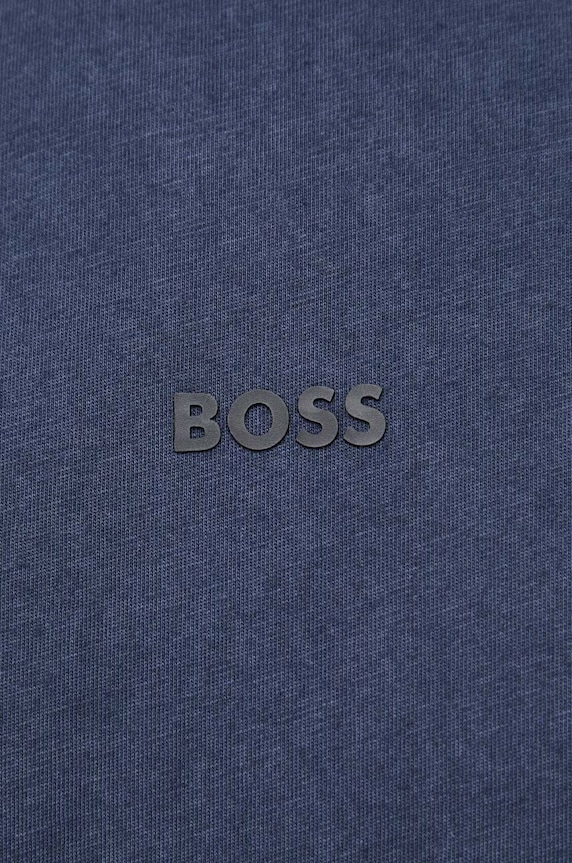 Bavlnené tričko Boss Orange BOSS ORANGE 50502173 tmavomodrá
