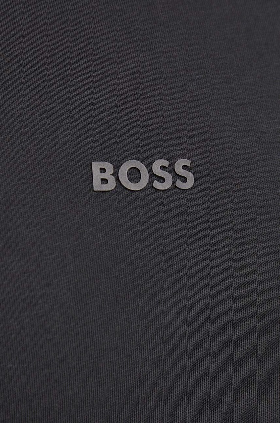 BOSS Orange t-shirt bawełniany BOSS ORANGE czarny 50502173