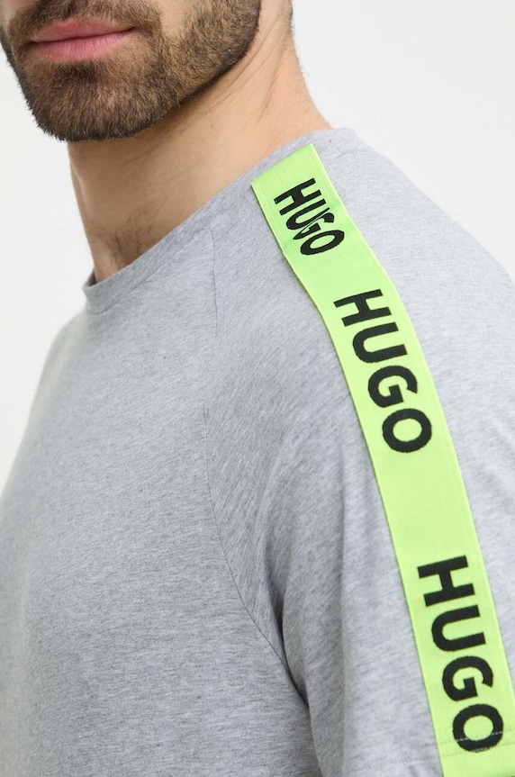 Tričko HUGO 50504270 sivá