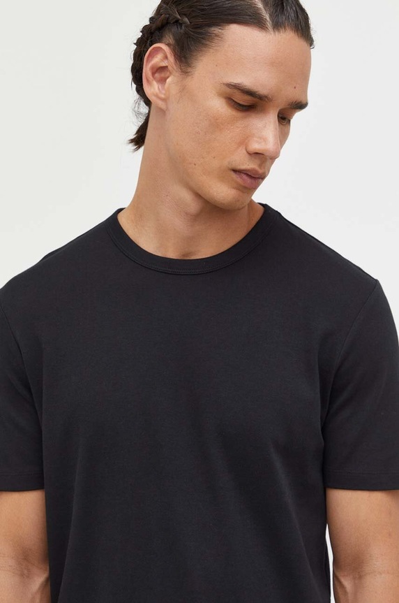Odzież HUGO t-shirt bawełniany 50480434 czarny