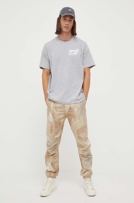 Levi's pamut póló 16143.0932 szürke AW23