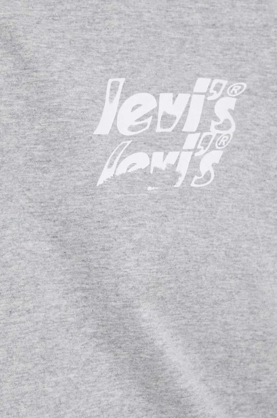 Levi's pamut póló 16143.0932 szürke