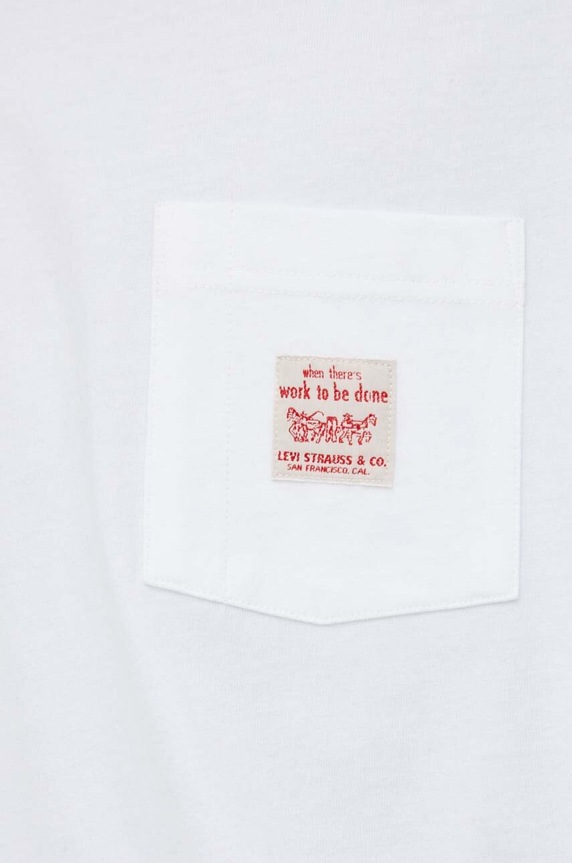 Levi's tricou din bumbac A5850.0005 alb
