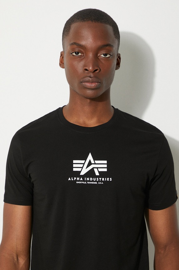 Alpha Industries tricou din bumbac 118533 negru
