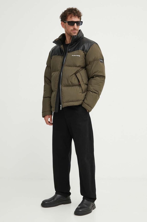 Odzież Filling Pieces t-shirt bawełniany Carabiner 74417051861 czarny