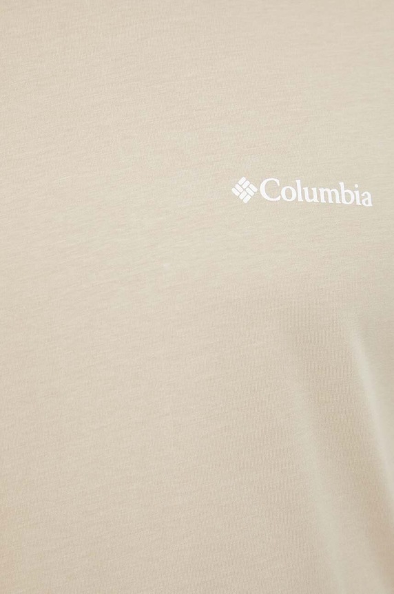Columbia tricou din bumbac 1991036 bej