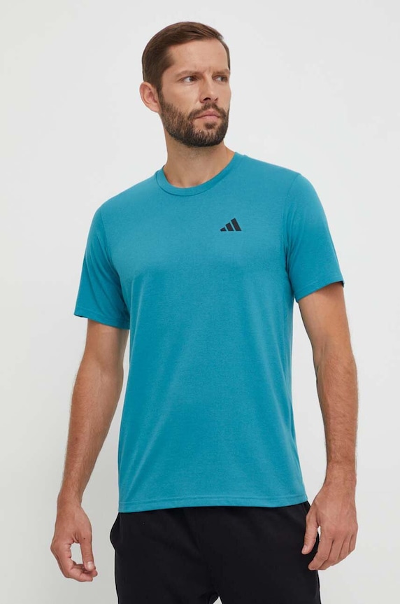 adidas Performance t-shirt treningowy Train Essentials regular turkusowy IM4289