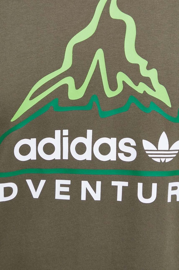 Bavlněné tričko adidas Originals IL5176 hnědá