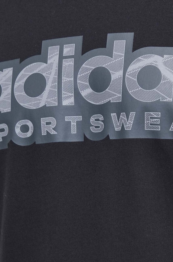 adidas t-shirt bawełniany II3580 czarny