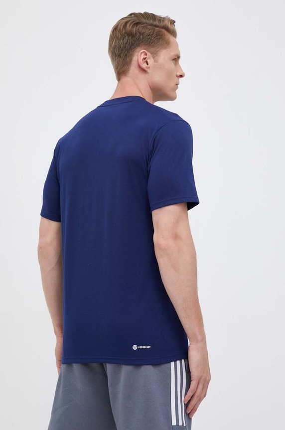Ruházat adidas Performance edzős póló Train Essentials Feelready IC7441 sötétkék