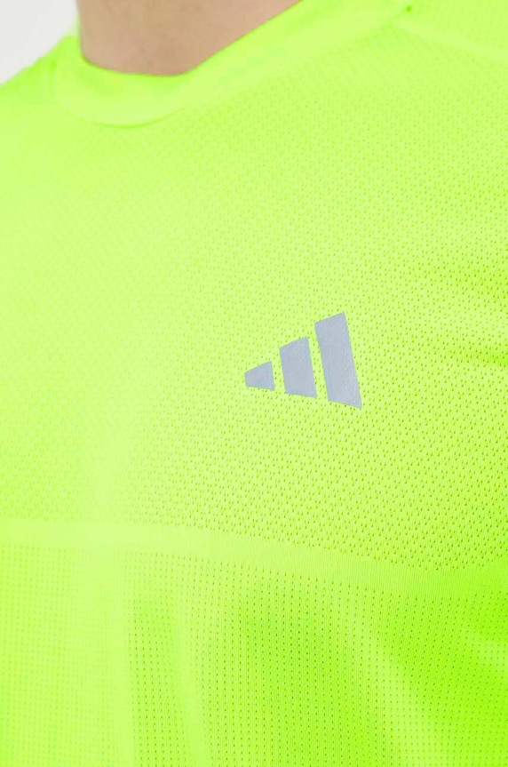 adidas Performance tricou de alergare Ultimate HZ4439 verde