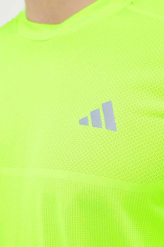 adidas Performance tricou de alergare Ultimate HZ4439 verde