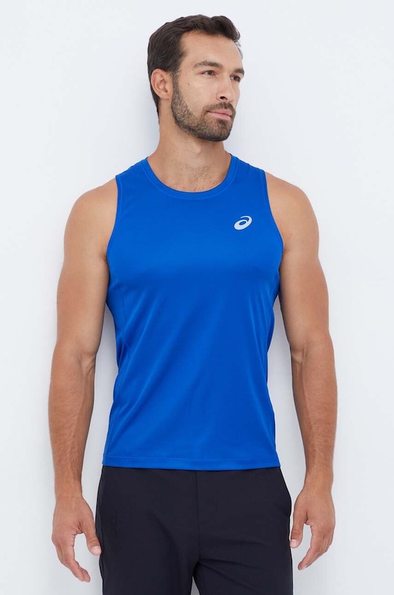 Asics tricou de alergare Core albastru 2011C338.403